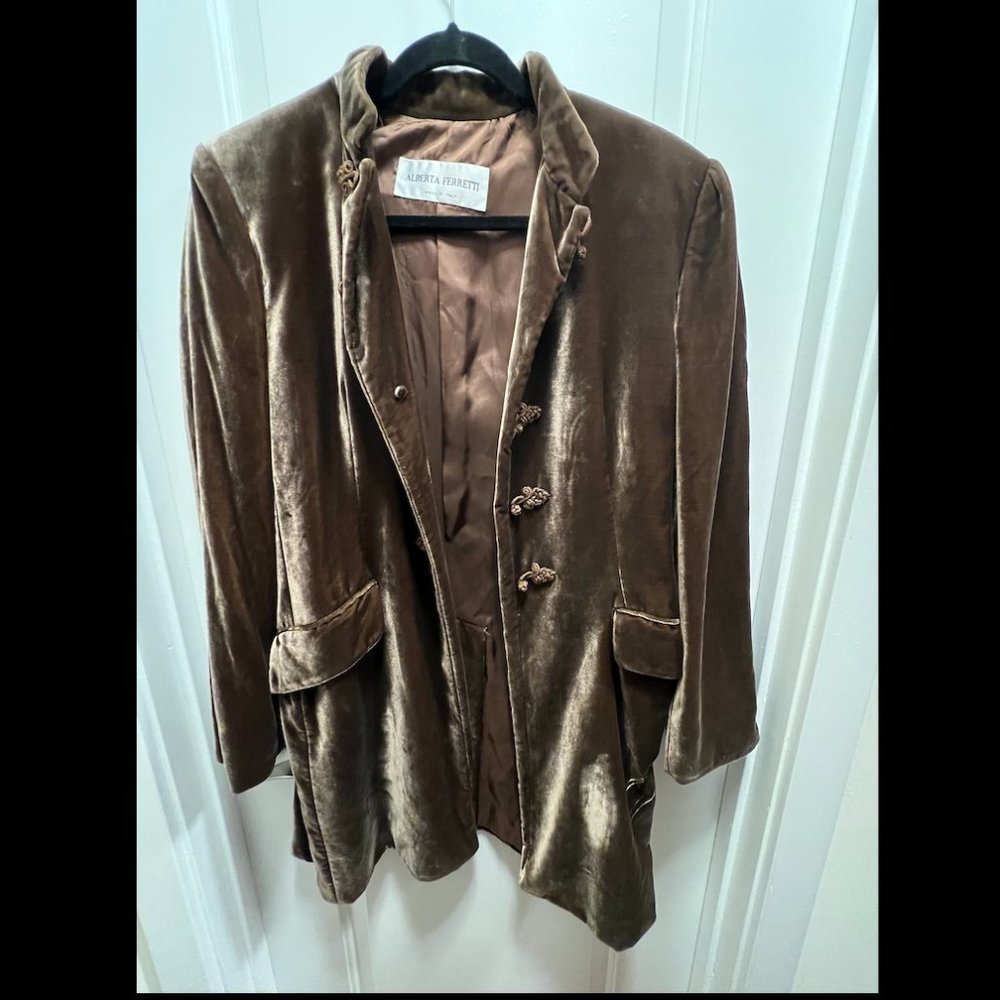 Alberta Ferretti Velvet Jacket